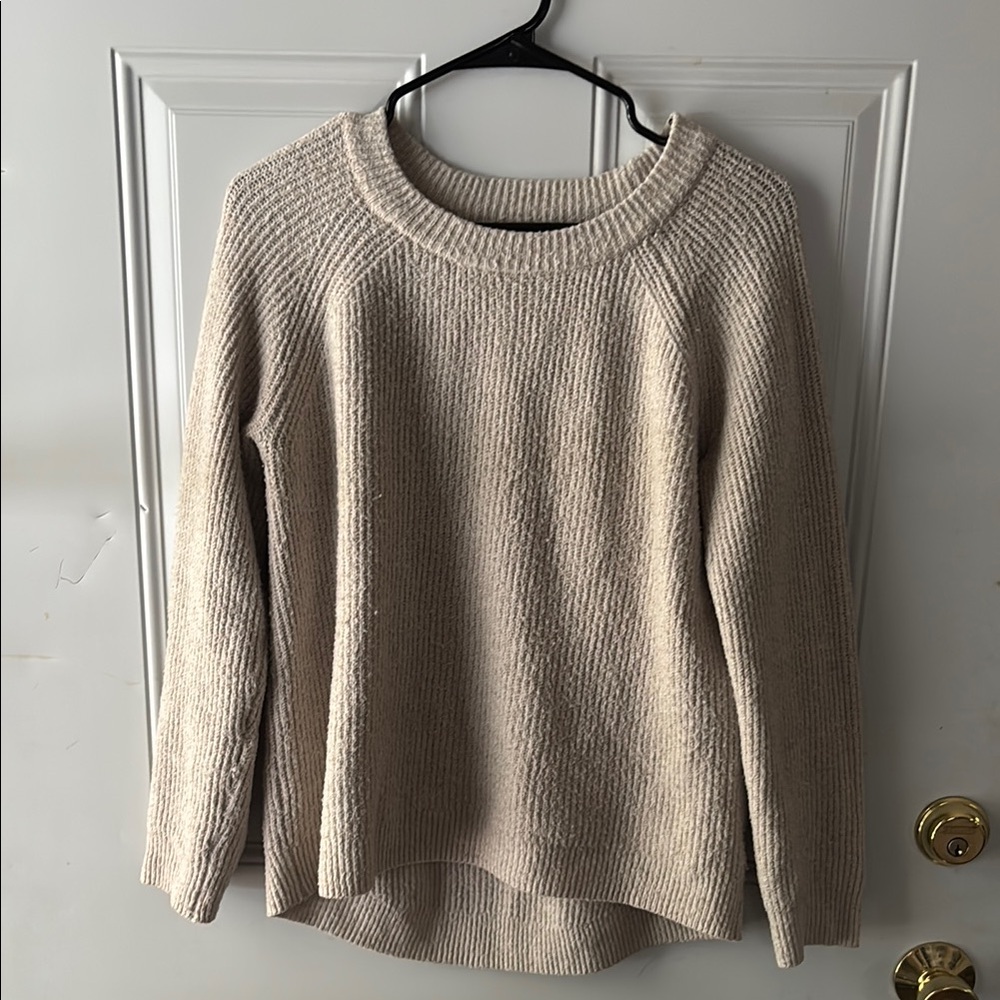 Maurices Cream Crew Neck Sweater